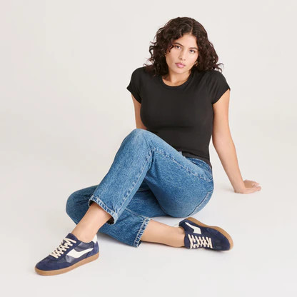 Notice Sneakers Navy Suede | DolceVita.com