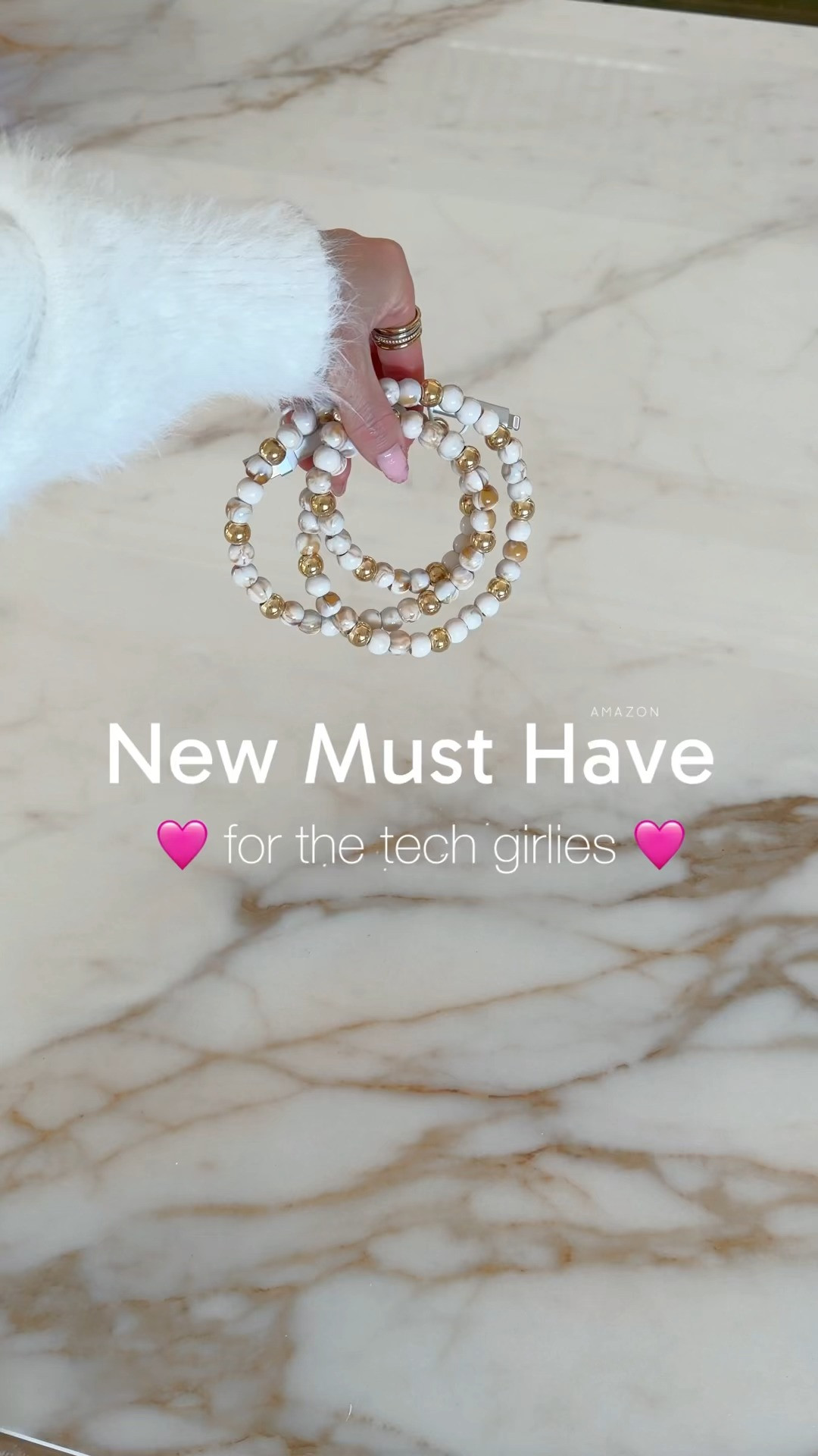 This aesthetic phone charger comes in different colors and makes charging your phone way cuter, perfect for your desk, nightstand, travel bag, or anyone who loves cute tech accessories. 

 #LTKdayinmylife #LTKmomlife #LTKHome