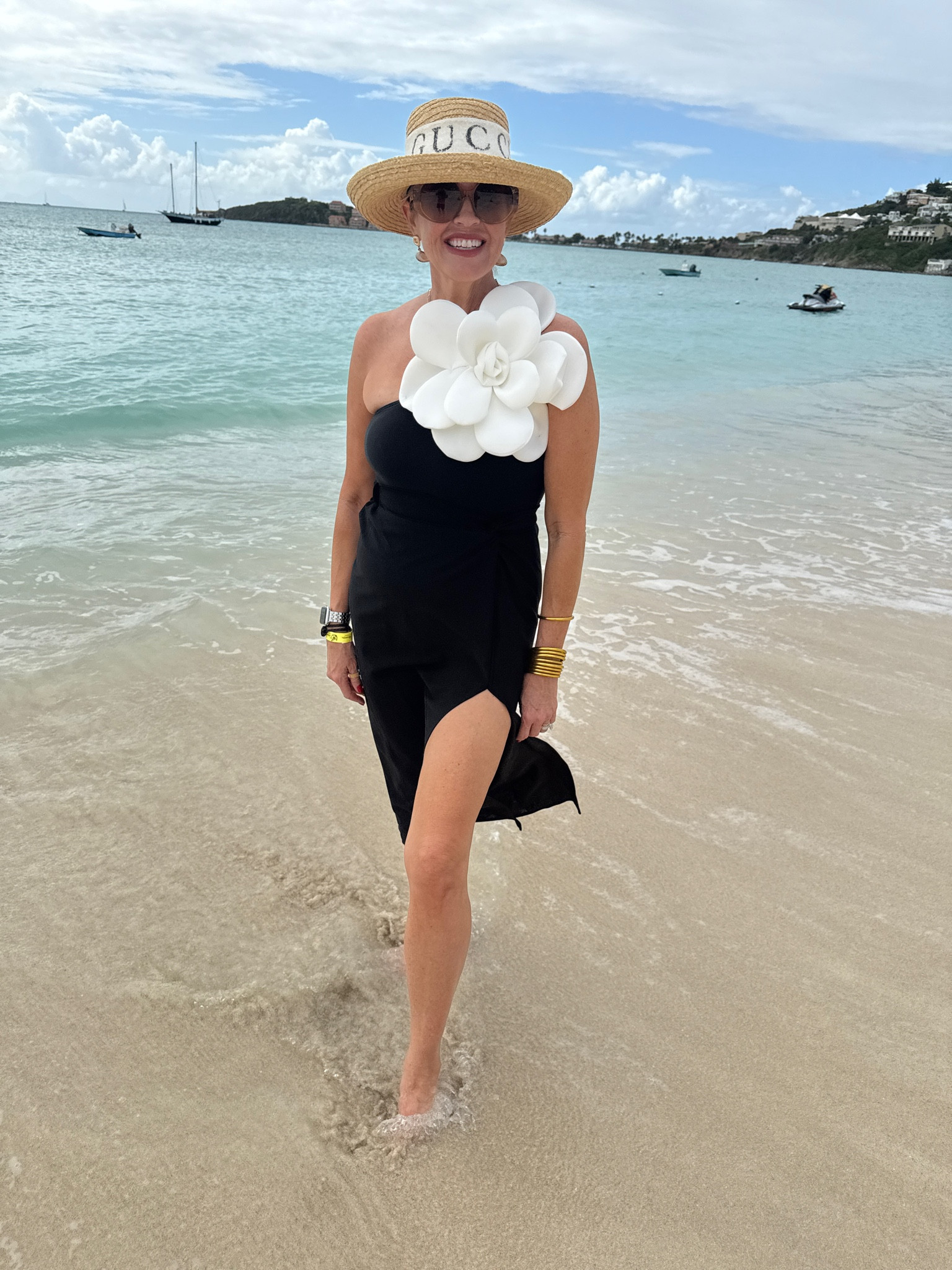 Headed on a Warm weather trip?

Flax maker swim suits with matching skirt are a must
Fit tts

Several styles and colors

Versace sunglasses

Gig pip hat Guccis band 

Sea shell earrings


#LTKSwim #LTKGiftGuide #LTKTravel