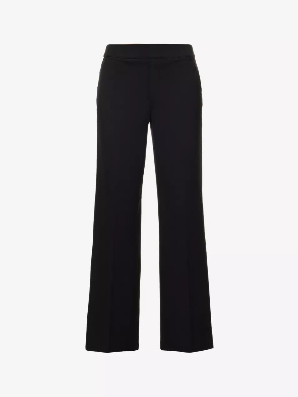 The Perfect Pant mid-rise wide-leg rayon-blend trousers | Selfridges