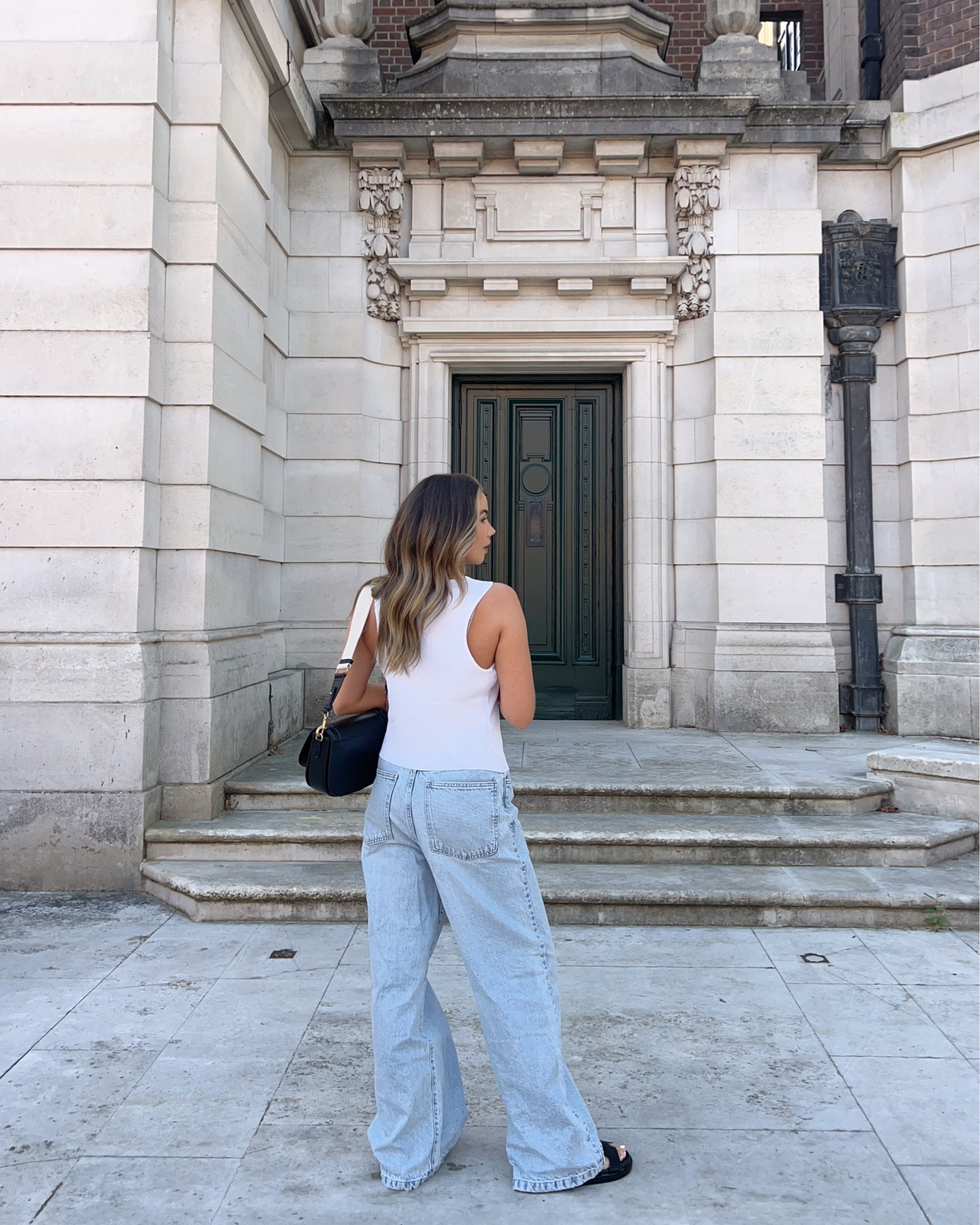 Easy summer to autumn transitional outfit 