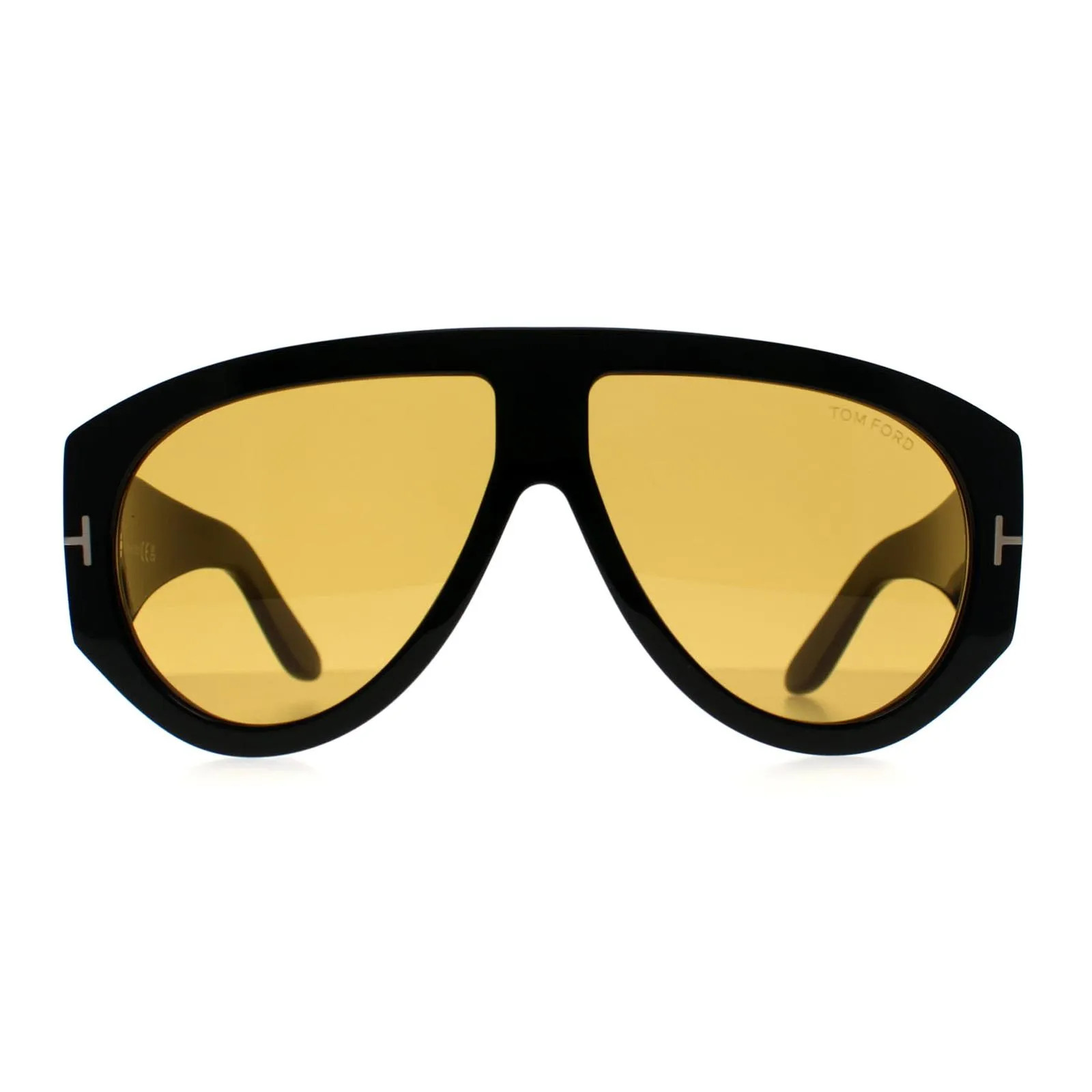 Tom Ford Aviator Shiny Black Brown Bronson FT1044 | Debenhams | Debenhams UK