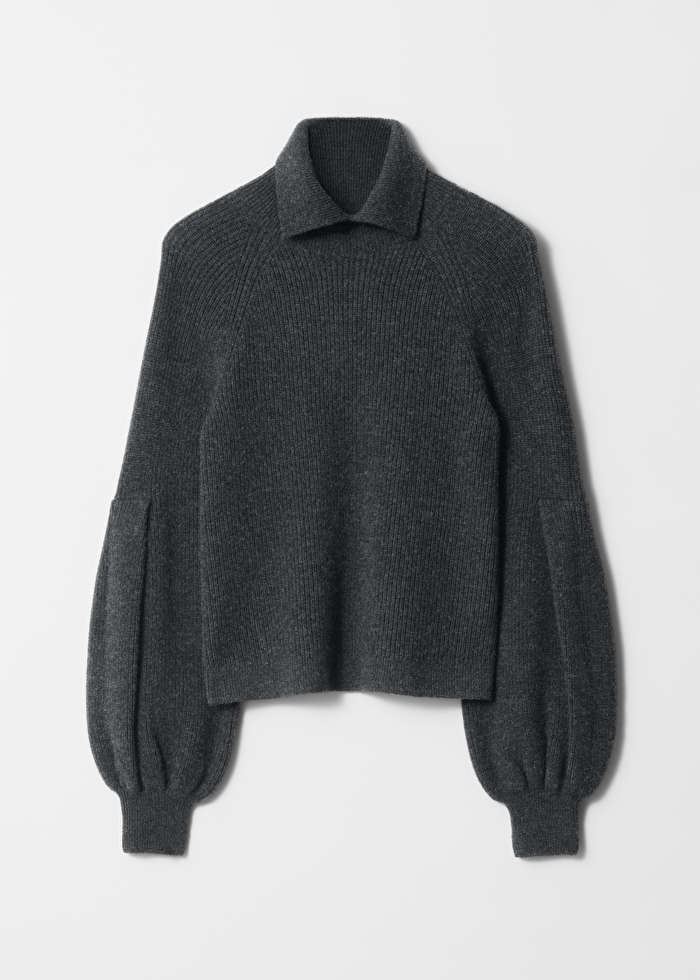 Collared Puff-Sleeve Jumper | & Other Stories (EU + UK)