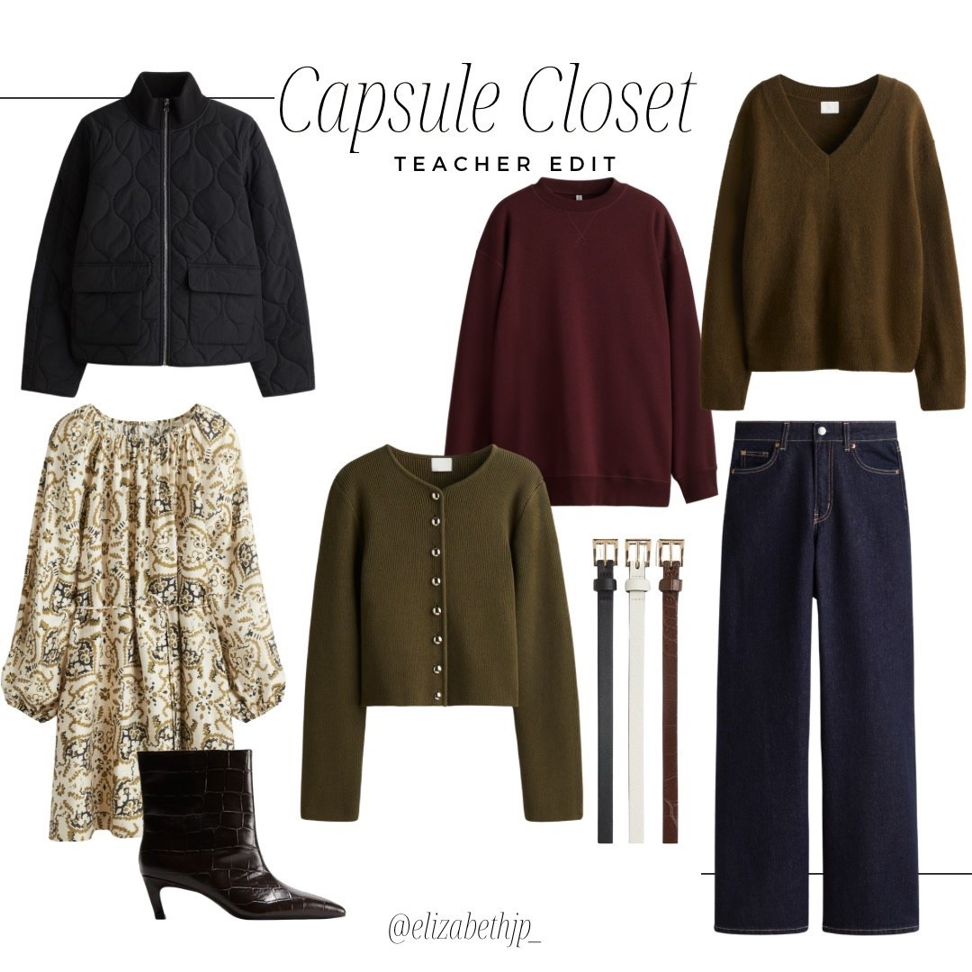 Slowly putting my fall/winter capsule closet together for teaching! Looking for pieces to mix, match & style 🫶🏼 Here is my recent H&M order :) follow for more ❣️

#LTKWorkwear #LTKSeasonal #LTKStyleTip