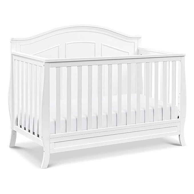 DaVinci Emmett 4-in-1 Convertible Crib in White, Greenguard Gold Certified | Amazon (US)