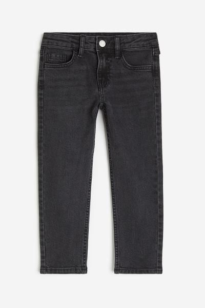 Relaxed Tapered Fit Jeans - Washed black - Kids | H&M US | H&M (US + CA)