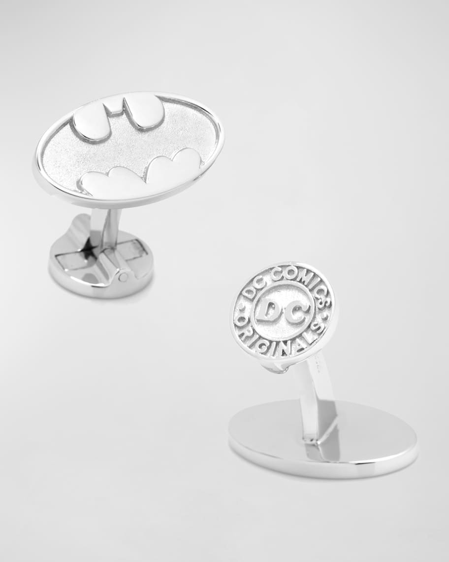 Cufflinks Inc. Batman Bat-Signal Sterling Silver Cuff Links | Neiman Marcus
