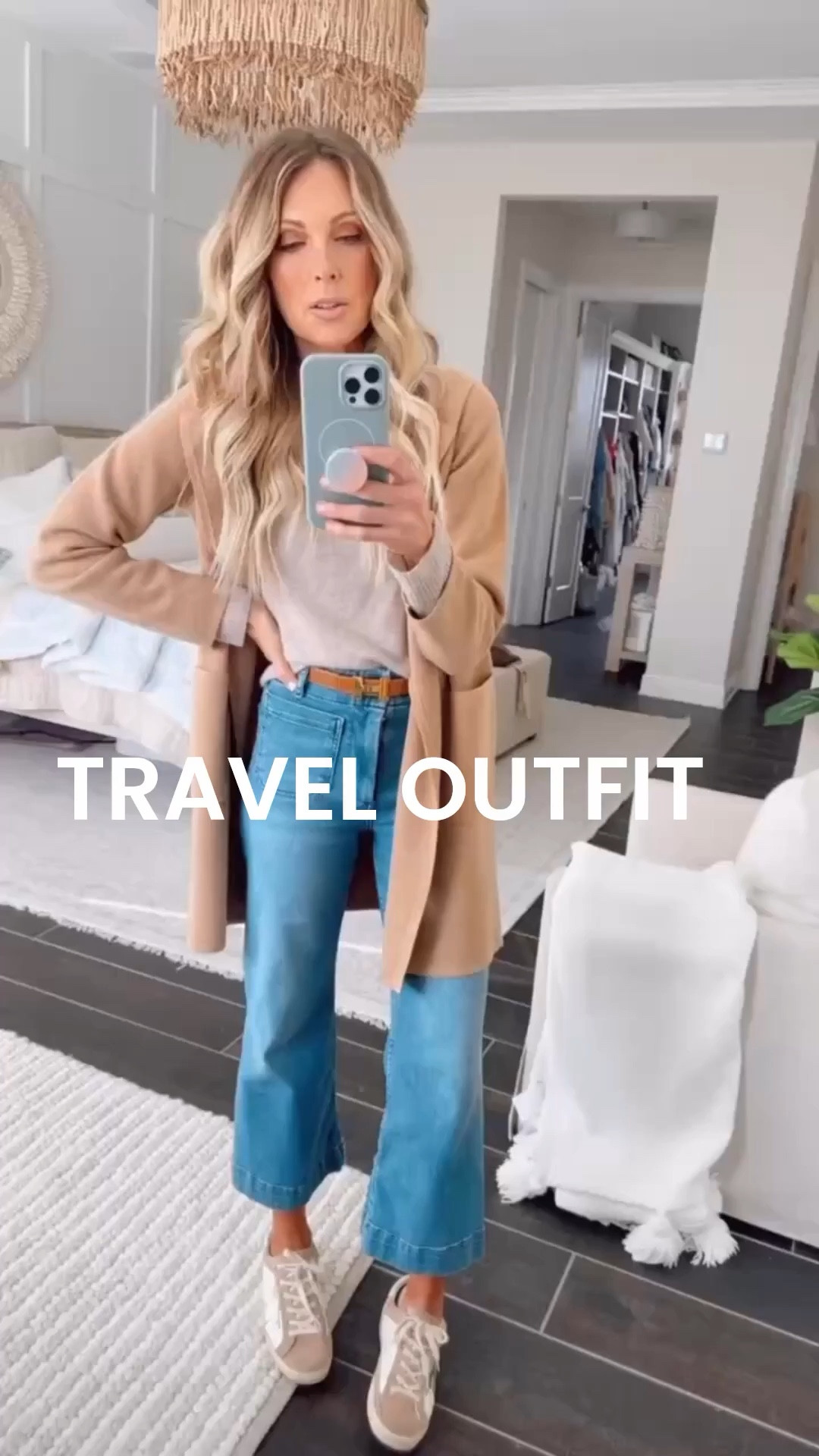 I wear these Colette jeans every time I travel! I swear by them... comfortable, stretchy and not too hot. Use the $50 off $150 promo and add a tank or sweater. 