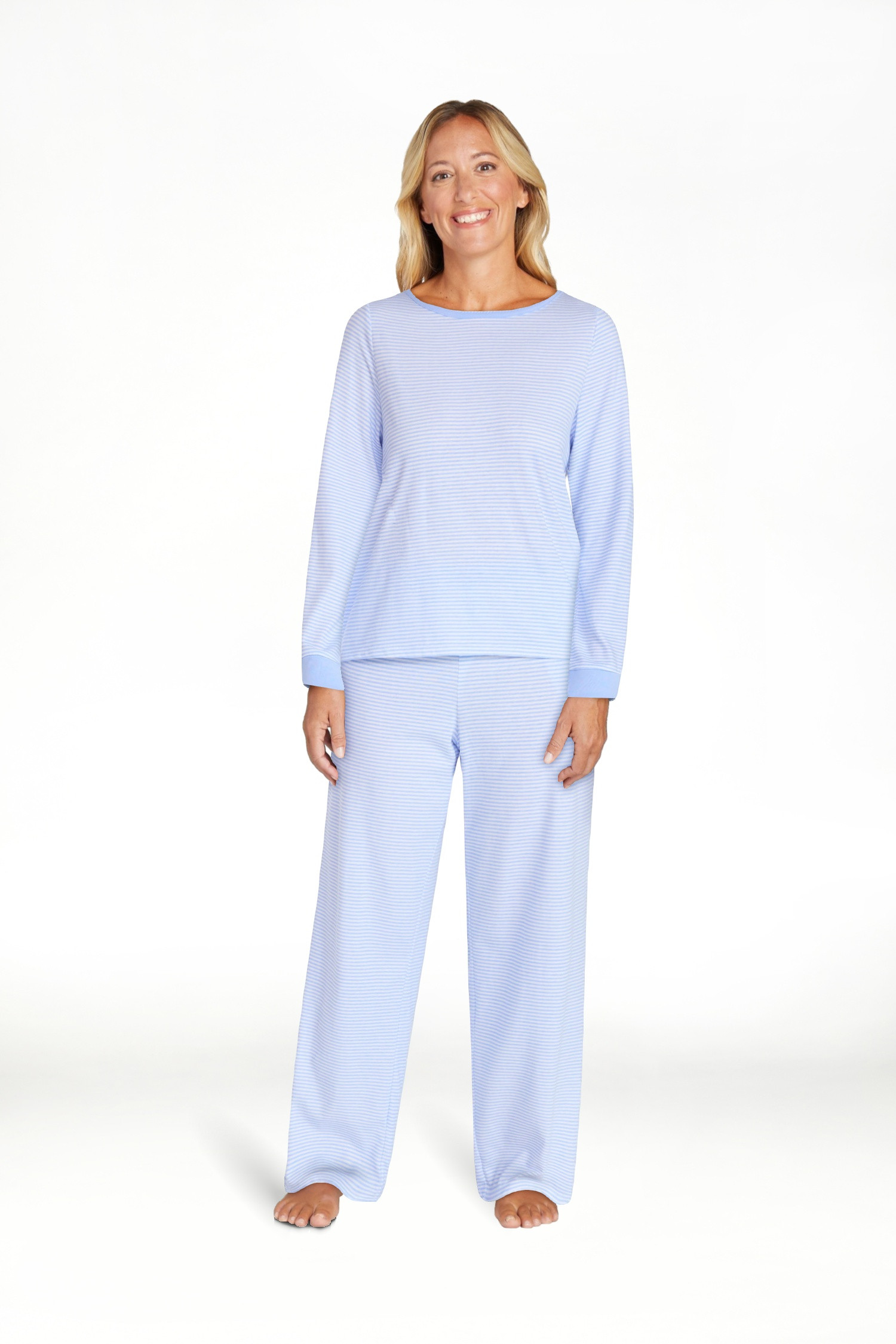 Joyspun Women's Mommy-Daughter Family Matching Cotton Blend Sleep Top and Pants Pajama Set, 2-Pie... | Walmart (US)