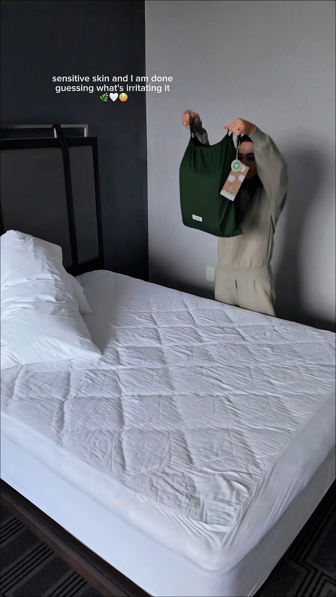 sensitive skin starts with what you sleep in — sheets included 🌿 #sensitiveskin #organiccotton #beddingupgrade #cleansleep #ltkhome

#LTKHome
