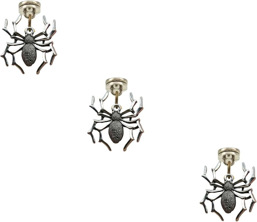 Silver Hinge Head Home Decoration Spider,Magnetic Hinge Dropper Hanging,Magnetic Hinge Head Toppe... | Amazon (US)