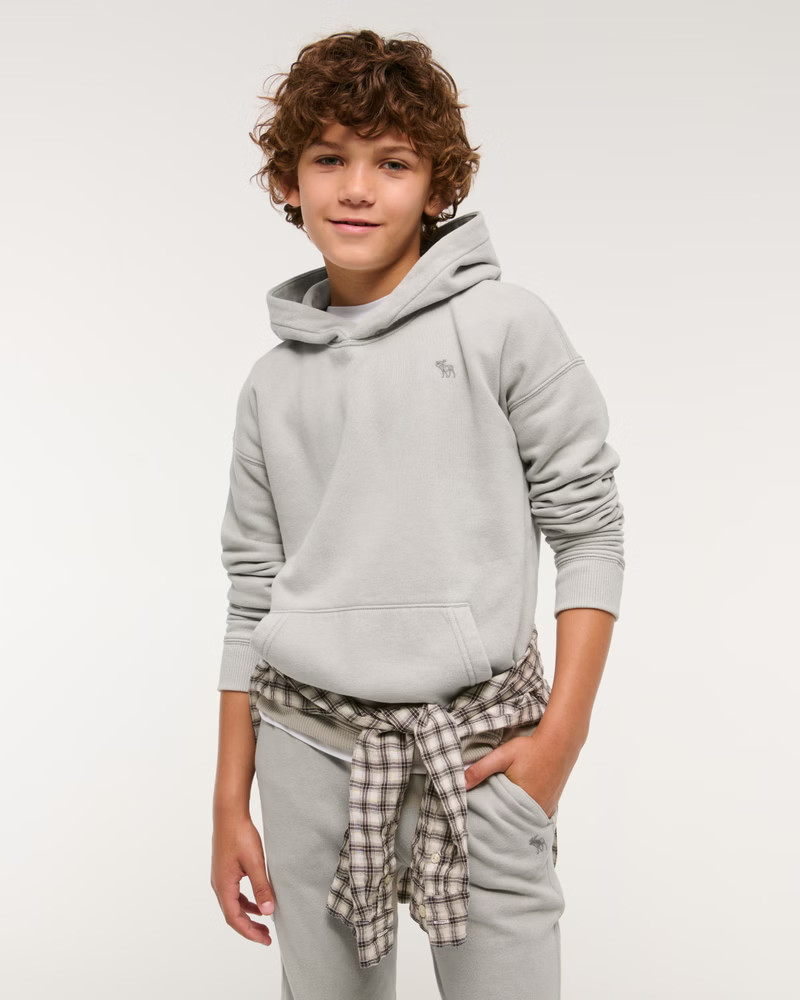 boys essential icon hoodie | boys tops | Abercrombie.com | Abercrombie & Fitch (US)