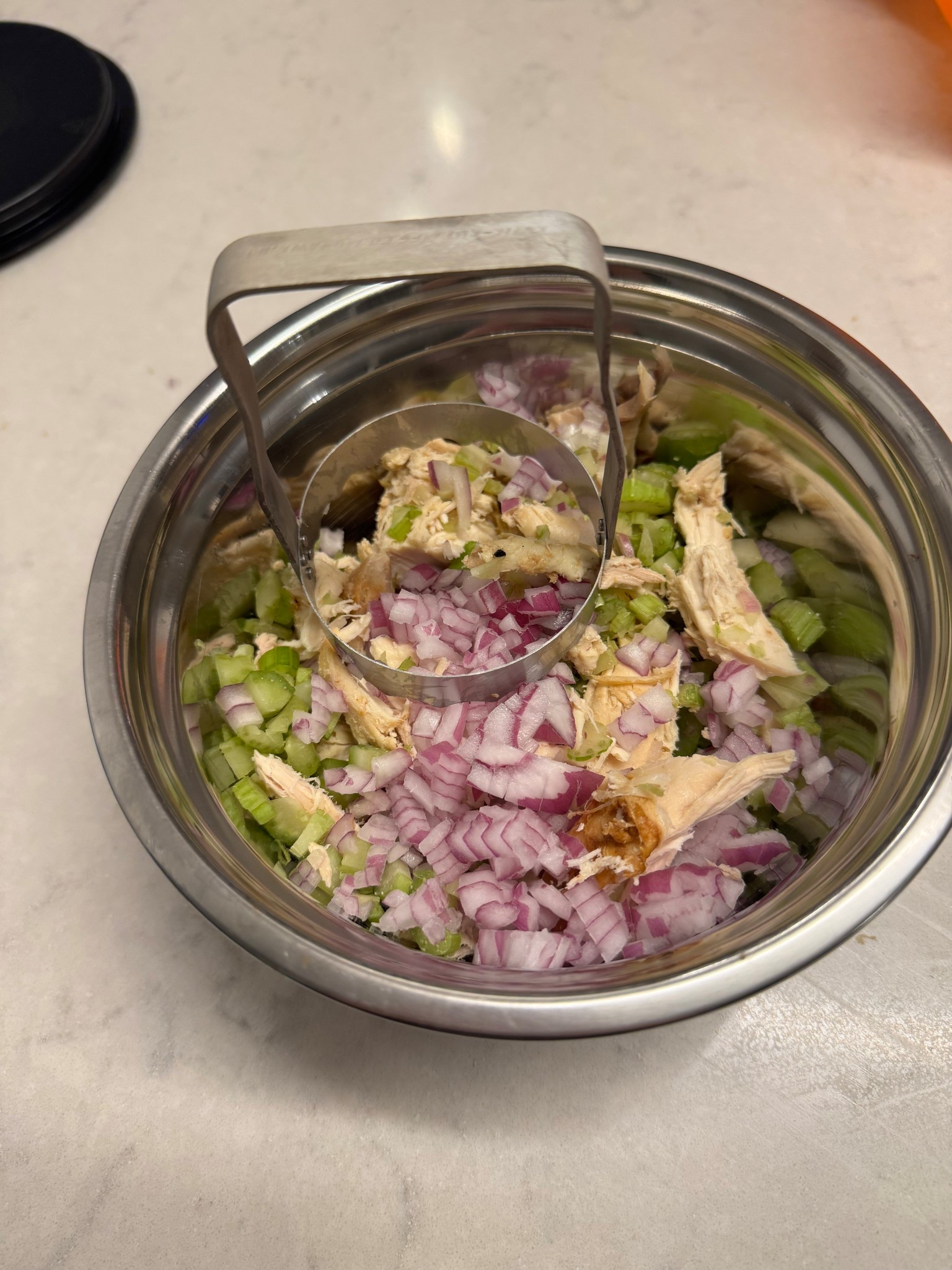 My grandma always use this serrated chopper to make her tuna salad, and it always came out perfectly chopped. I wound up finding one on Amazon and it’s the best little handheld gadget for making tuna or chicken salad or anything that you need to chop, especially if you don’t have a food processor!

#LTKHome #LTKfoodie #LTKFindsUnder50