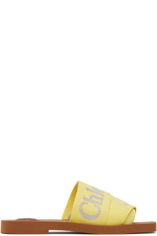 Yellow Woody Mules | SSENSE