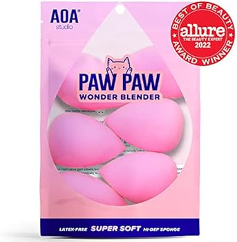 AOA Studio Collection Makeup Sponge Set Makeup Blender Latex Free and High-definition Set of 6 Ma... | Amazon (US)