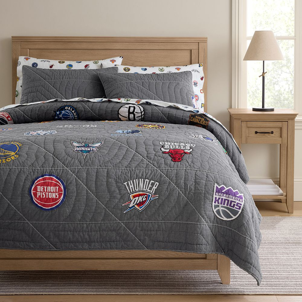 NBA All Teams Quilt | Pottery Barn Teen