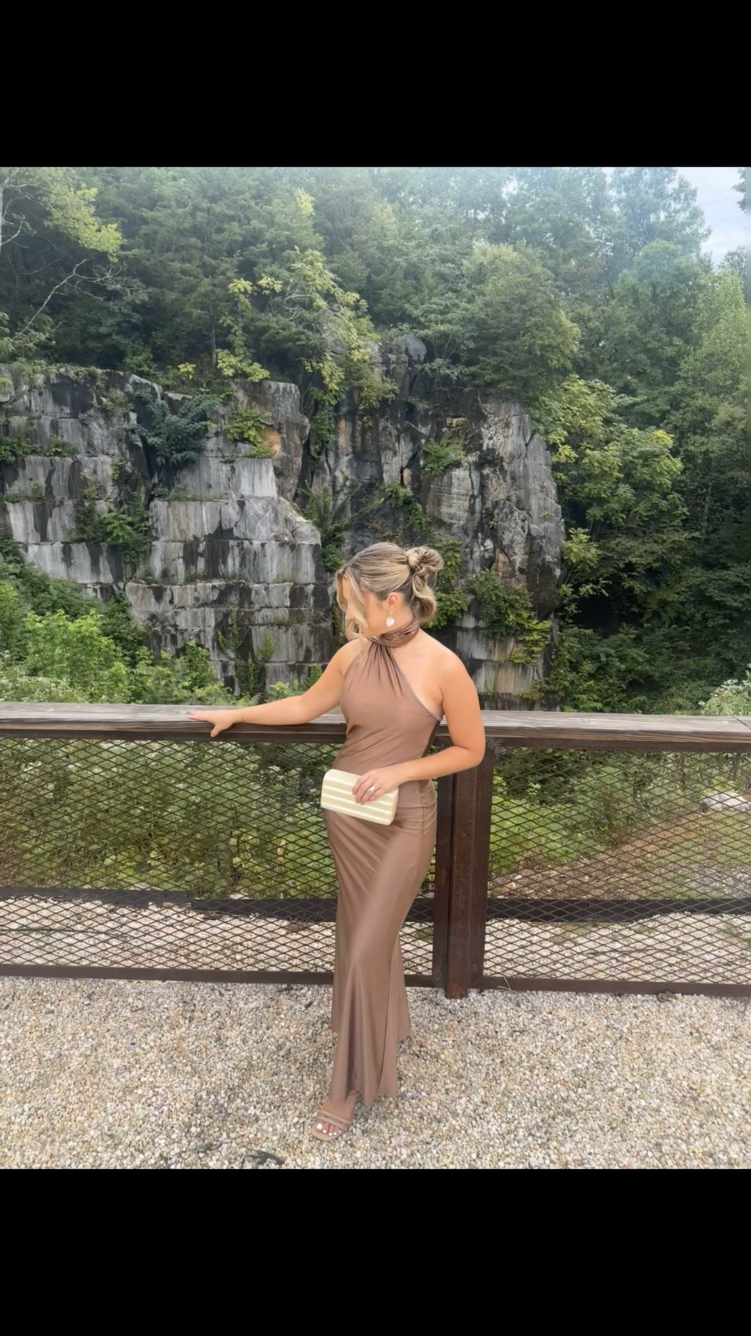 Asymmetric neck scarf maxi dress by Rare London 

#LTKHoliday