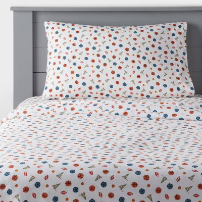 Twin Boy Sport Kids' Cotton Sheet Set - Pillowfort™ | Target