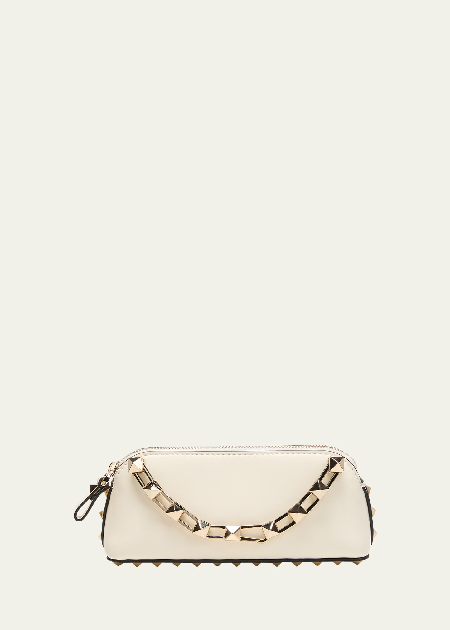 Valentino Garavani Mini Rockstud Leather Clutch Bag | Bergdorf Goodman