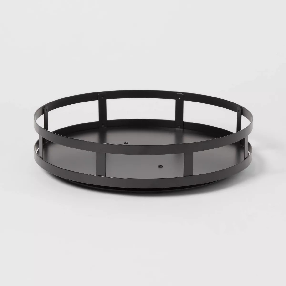 1-Tier Metal Lazy Susan Turntable Black - Brightroom™ | Target