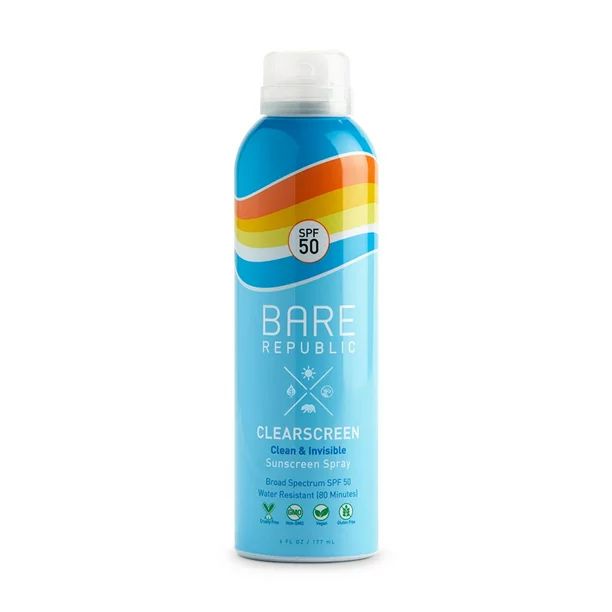 Bare Republic Clearscreen® SPF 50 Sunscreen Body Spray, Coco Mango, 6 fl oz - Walmart.com | Walmart (US)