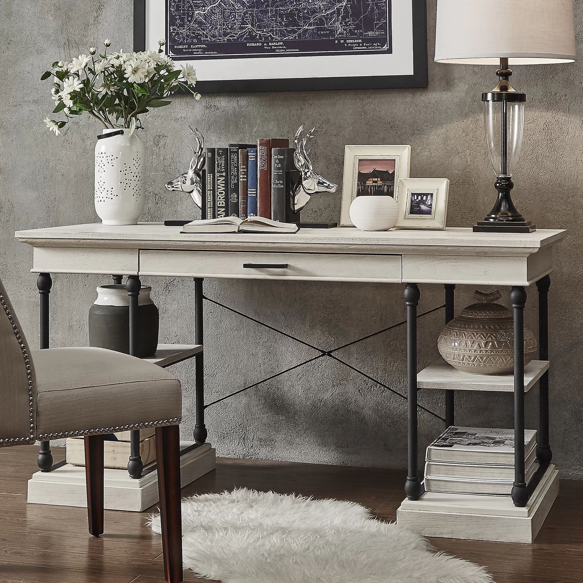 Schubert Solid Wood Desk | Wayfair North America