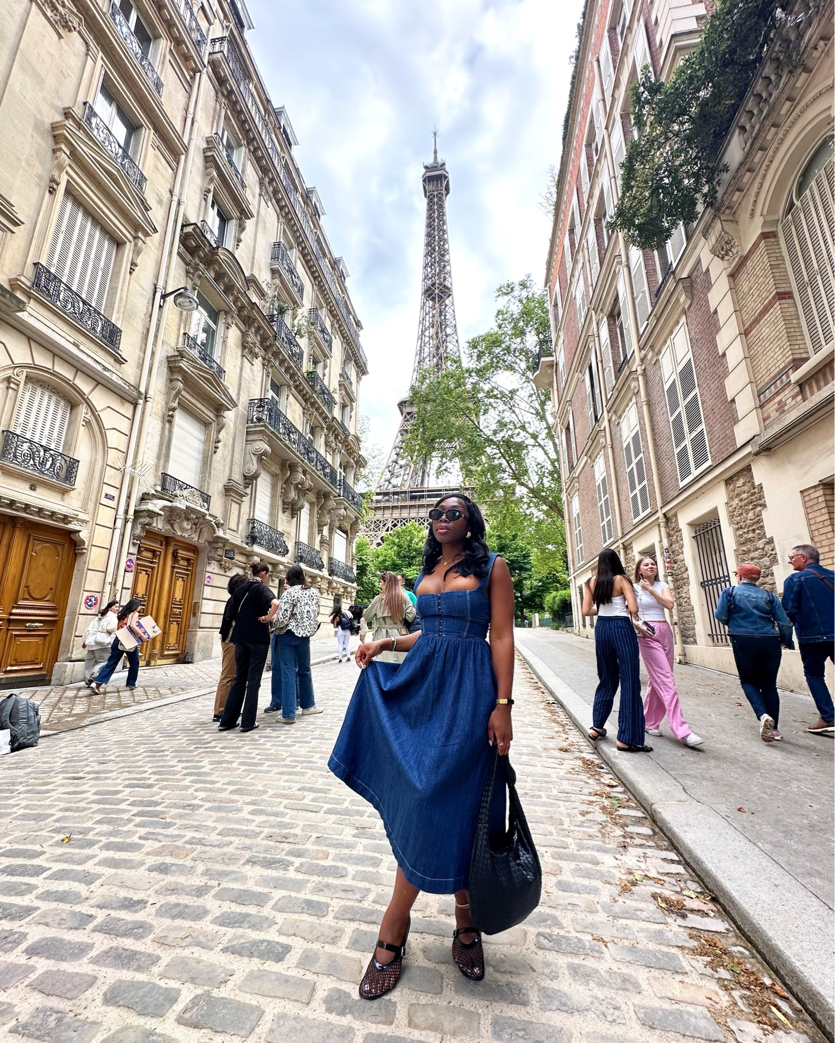 Reformation dress. What I wore in Paris. This is the perfect dress for Euro summer. The flats are Alaia dupes!

#LTKStyleTip