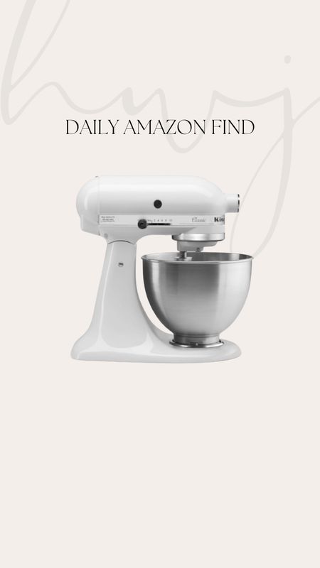 Amazon Daily Deal
Kitchen Aid Mixer 4.5 Quart 
24% Off


#LTKhome #LTKover40 #LTKsalealert