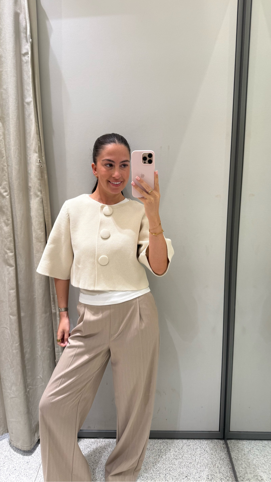 Beige workwear - corporate- new in - cardigan  - spring workwear 

#LTKFashionMonth #LTKspring #LTKstyletip