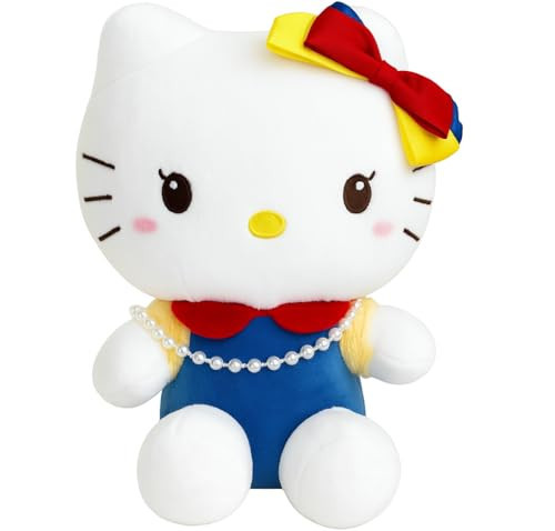 Kitty Plushie 10" – Adorable Kawaii Cat Stuffed Animal, Cute Soft Plush Doll Toy Gift for Kids, Teens, Girls, and Kitty Lovers, Collectible Cuddly Decor (Pearls Classic) | Amazon (US)