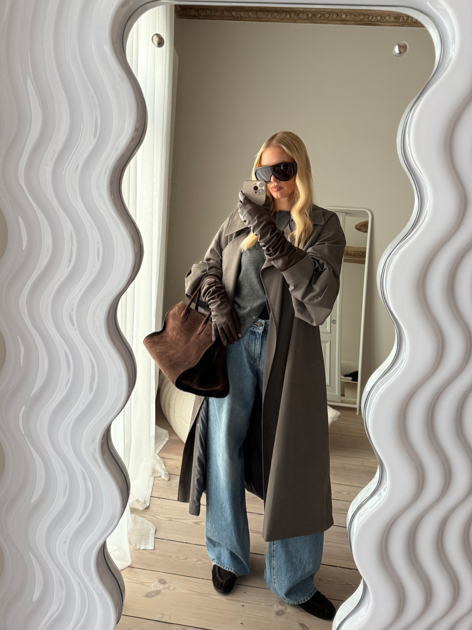 Denim, grey & brown 🤎