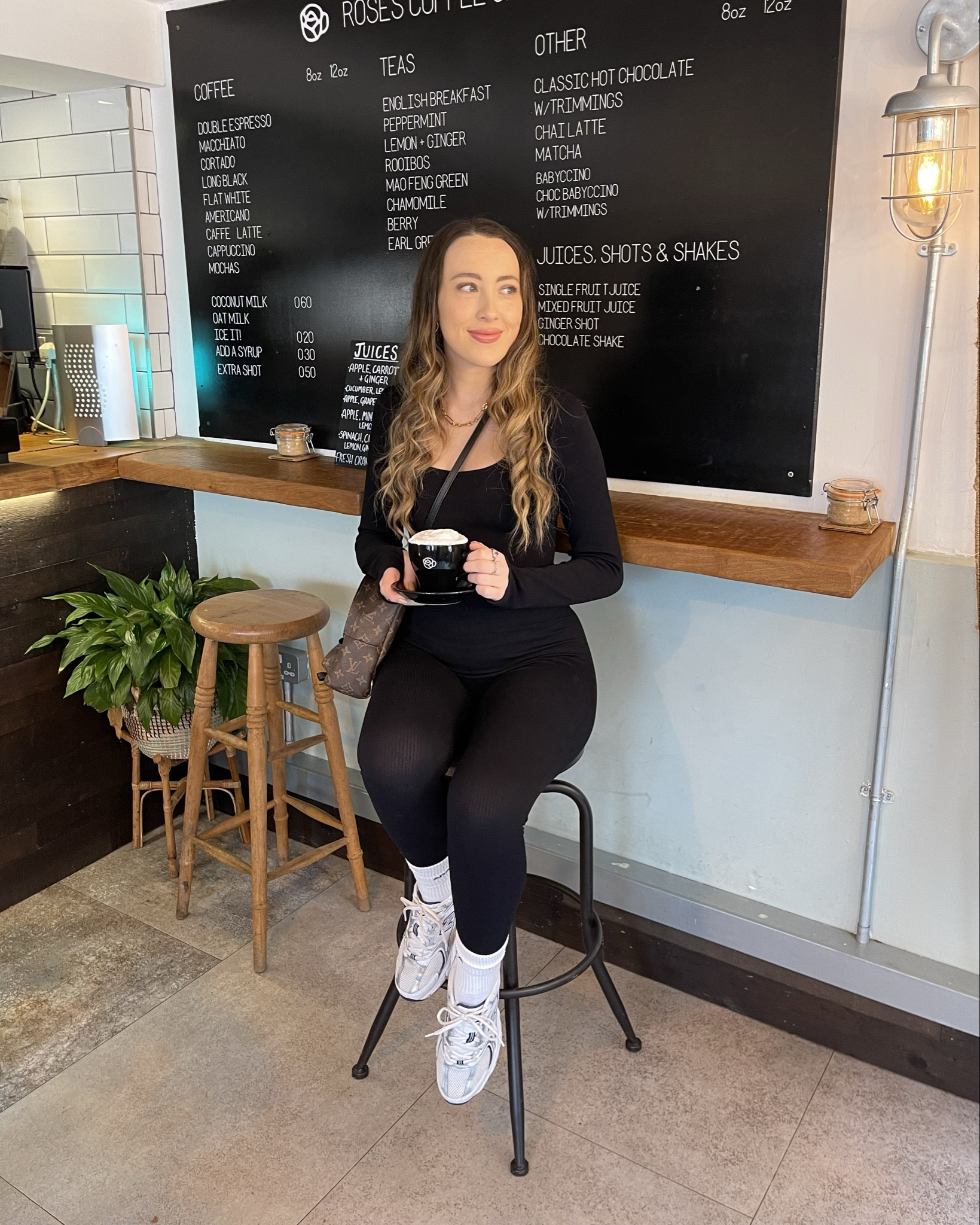 Black ribbed jumpsuits are my coffee date go to 🖤🫶🏼 

#LTKeurope #LTKSeasonal #LTKfindsunder100