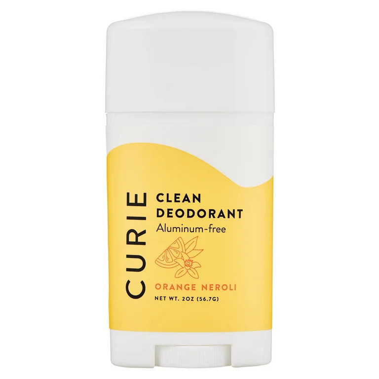 Curie Natural Deodorant Stick for Men and Women, Aluminum-Free, Orange Neroli, 2 oz - Walmart.com | Walmart (US)