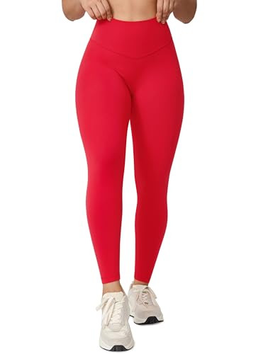 Hugcurve No Front Seam High Waisted Workout Leggings for Women Buttery Soft Yoga Pants Gym Athlet... | Amazon (US)