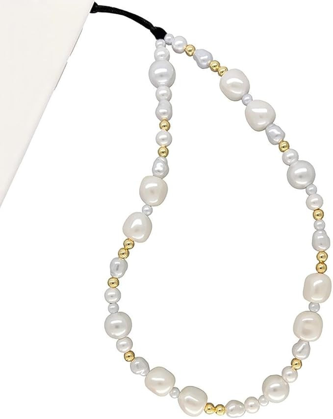 Beaded Phone Charm Y2K Kawaii Handmade Acrylic Phone Lanyard Wrist Strap for Camera Bag Airpods K... | Amazon (US)