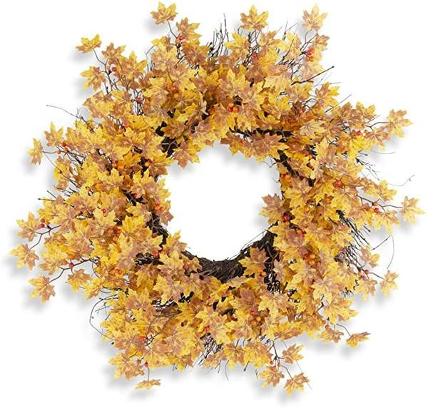 Maple Leaves Wreath | Waiting On Martha
