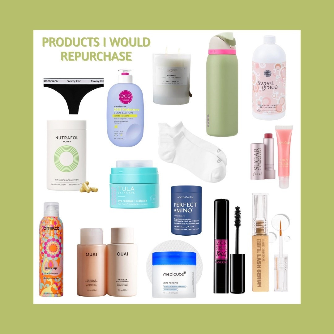 Products I would repurchase! Stocking stuffer ideas. 

#LTKCyberWeek #LTKSeasonal #LTKGiftGuide