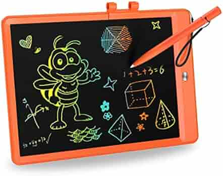 KOKODI LCD Writing Tablet, 10 Inch Colorful Toddler Doodle Board Drawing Tablet, Erasable Reusabl... | Amazon (US)