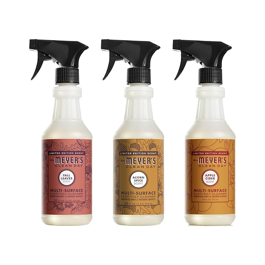MRS. MEYER'S CLEAN DAY Multi-Surface Cleaner 3 Pack Variety 16 OZ Each, 1 CT (Acorn Spice + Apple... | Amazon (US)