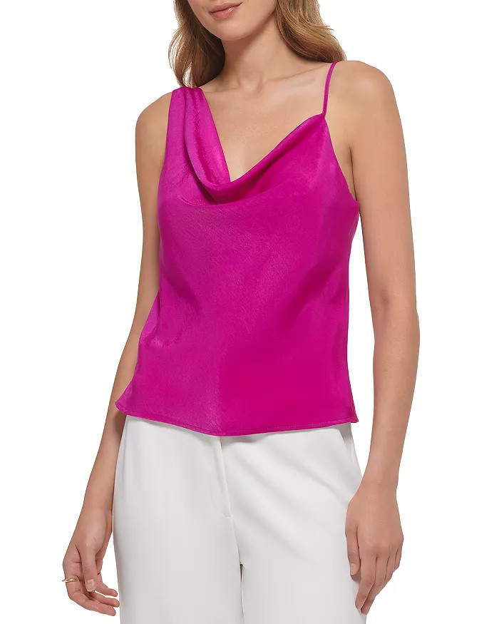 Sleeveless Asymmetric Top | Bloomingdale's (US)