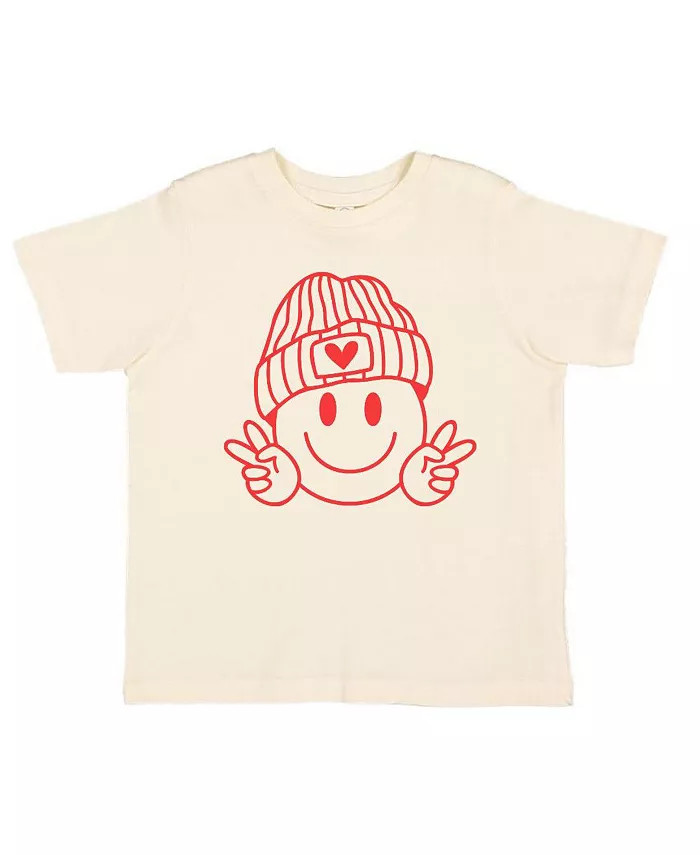 Little and Big Boys Peace, Love, Smile Valentine's Day Short Sleeve T-Shirt | Macy's