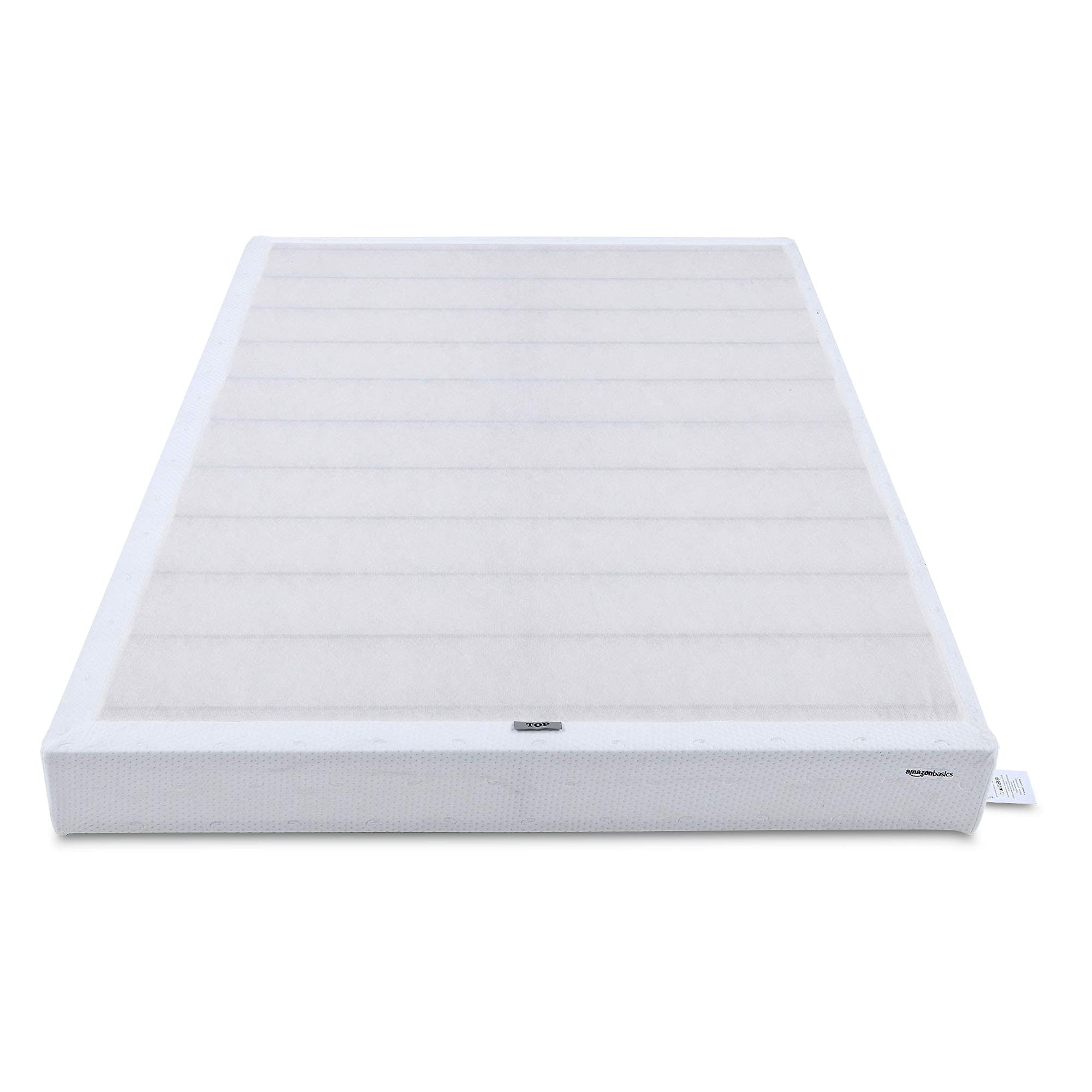 Amazon Basics Smart Box Spring Bed Base, 5-Inch Height Mattress Foundation, Tool-Free Easy Assemb... | Amazon (US)