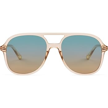 SOJOS Retro Polarized Aviator Sunglasses for Women Men Classic 70s Vintage Trendy Square Aviators... | Amazon (US)