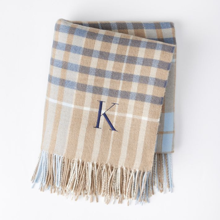Italian Plaid Throw Blanket | Mark and Graham