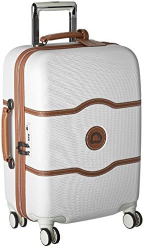 DELSEY Paris Chatelet Hard+ Hardside Carry-on Spinner Suitcase, Champagne White, 21-Inch | Amazon (US)