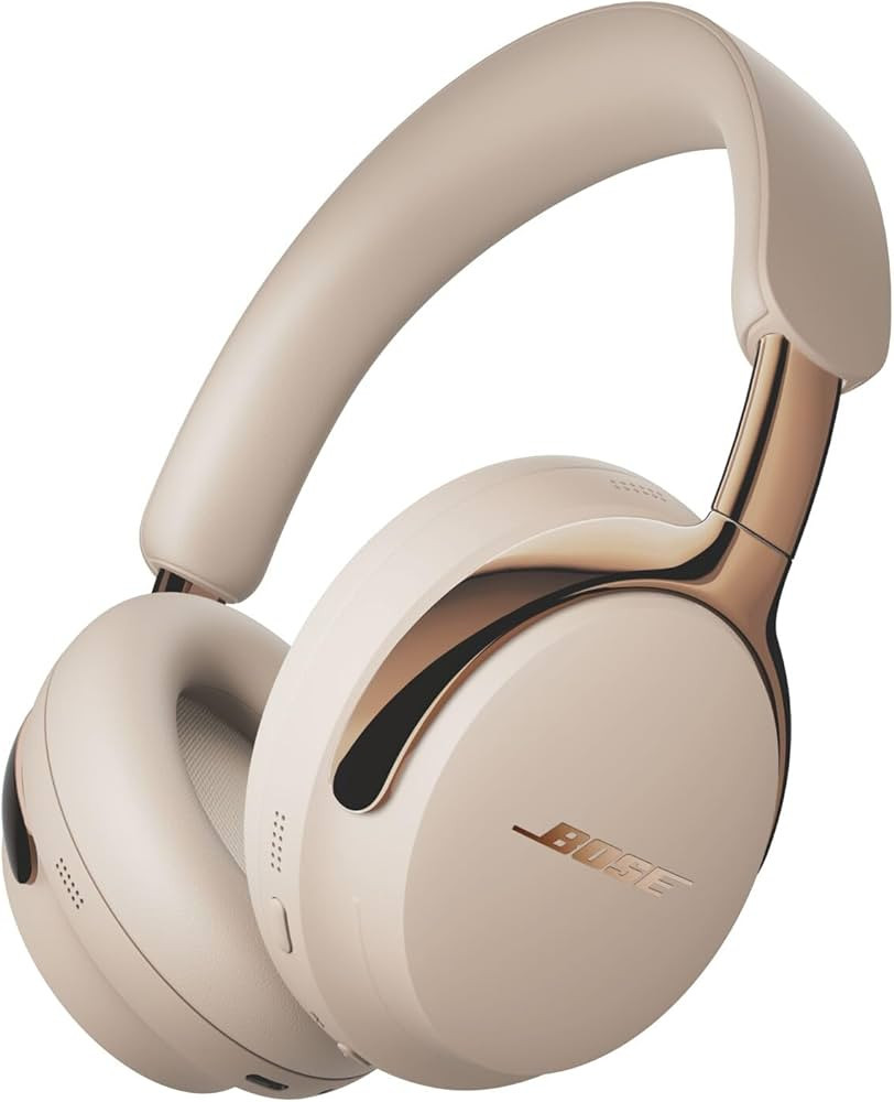 Bose QuietComfort Ultra Bluetooth Headphones (2nd Gen), Wireless Headphones with Spatial Audio, Over Ear Noise Cancelling with Mic, Up to 30 Hours of Play time, Driftwood Sand - Limited Edition | Amazon (US)