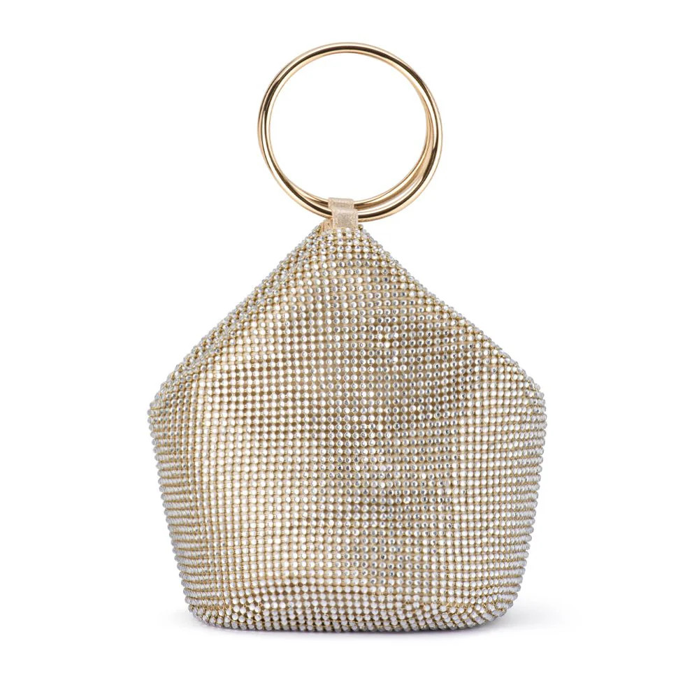 ELLIE Crystal Mesh Handle Bag | Olga Berg (AU)