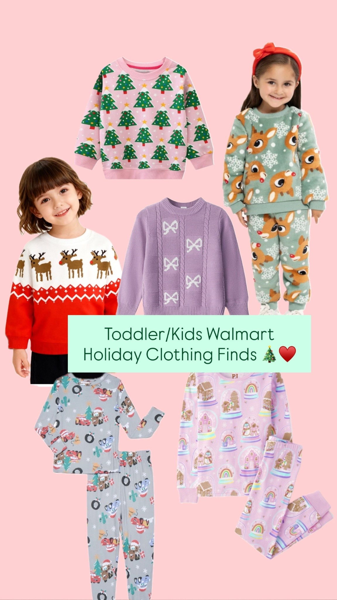 Darling holiday finds from Walmart! Toddler & kids sizing. 

#LTKHoliday #LTKGiftGuide #LTKKids