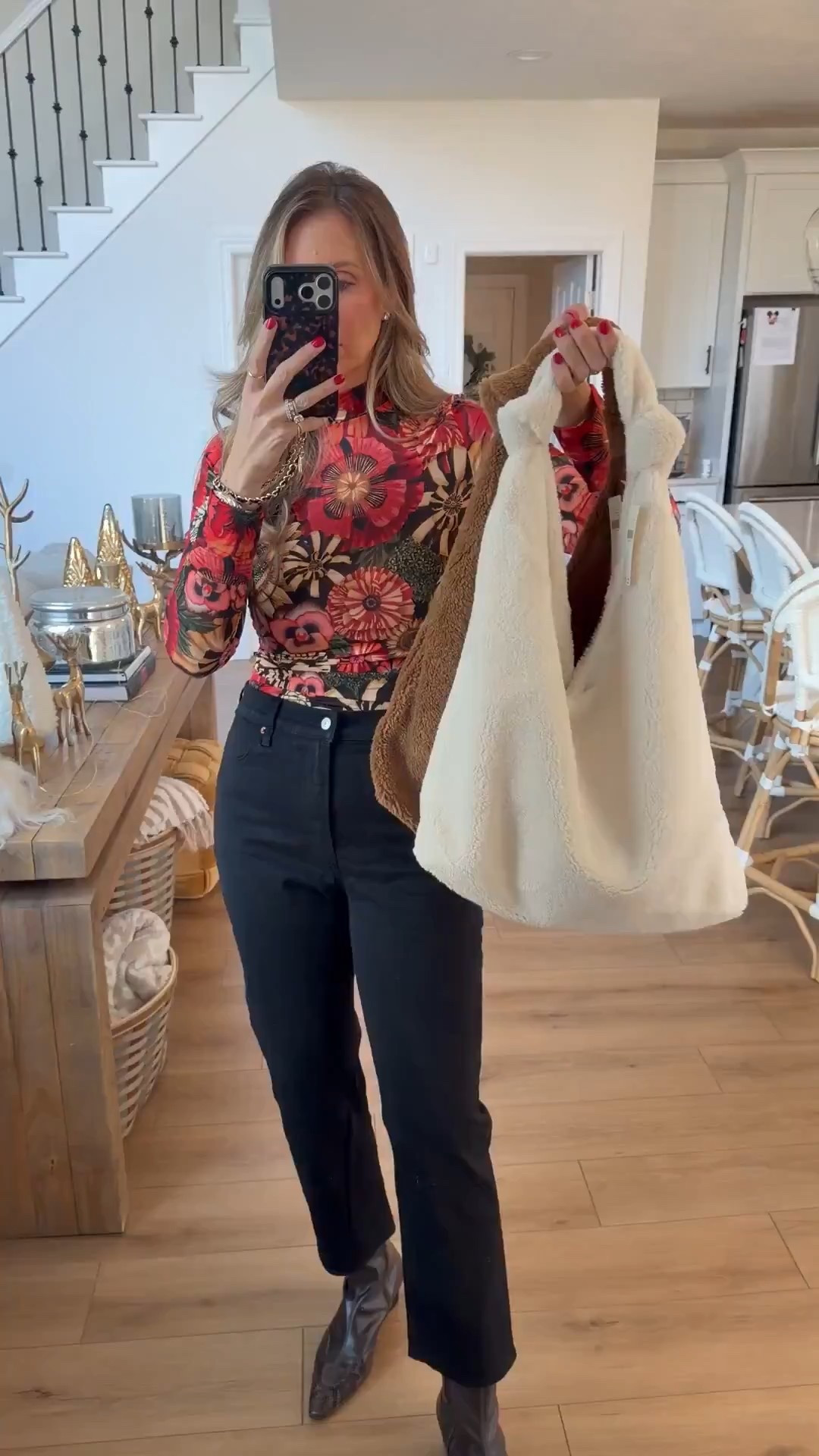 Sherpa bags from Anthro, winter bag, fuzzy bag, trending themominstyle

#LTKSeasonal #LTKGiftGuide #LTKootd