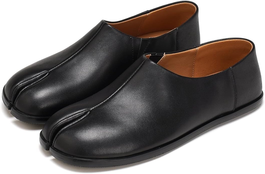 UBWDU Womens Tabi Ballet Flat Shoes Rounde Split Toe Ballerina Flats Low Heel Wide Width Dressy C... | Amazon (UK)